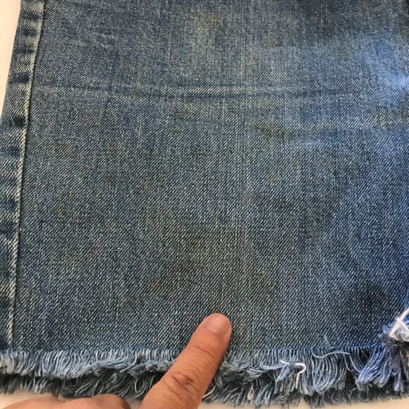 Vintage Too Cute Guetta Brothers Cut Off Shorts Women M Blue Betty Boop Raw Hem - Picture 12 of 13